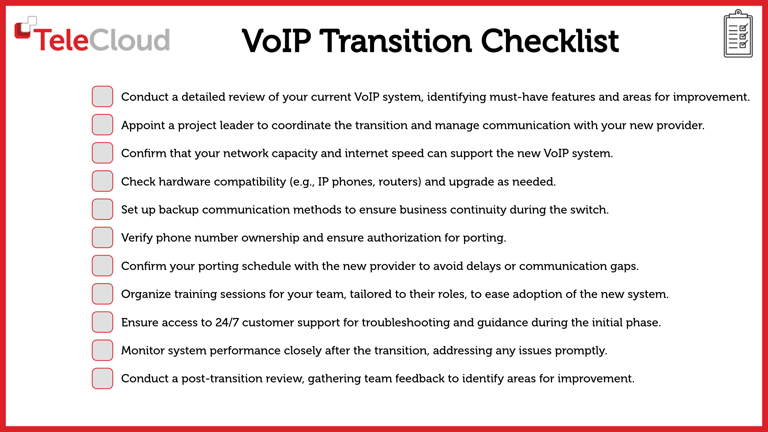 VoIP Transition Checklist (1)