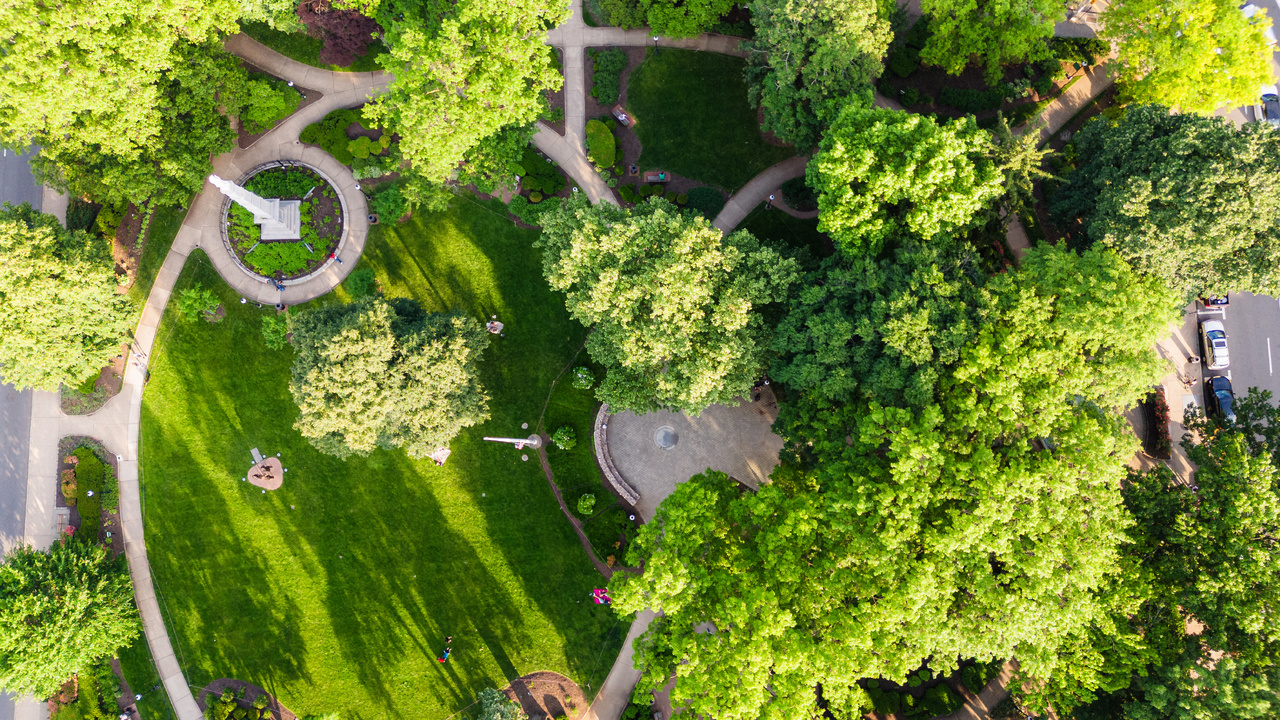 Morristown Green Drone Shot-1