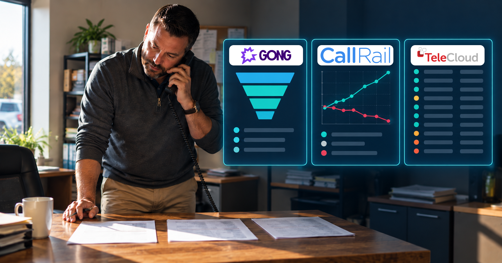gong, callrail, vs telecloud